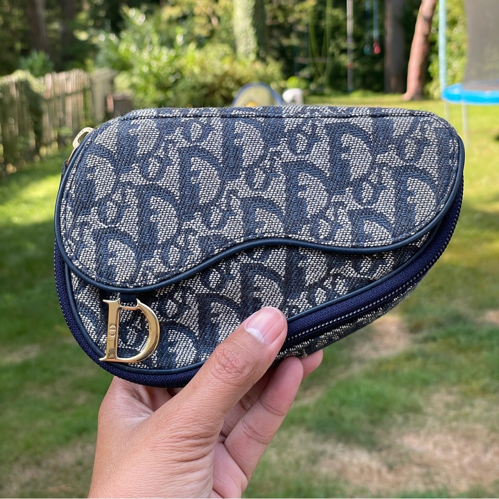 Dior mini saddle pouch